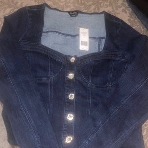 Bebe Jean blouse